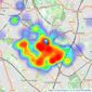 Streets Ahead - Crystal Palace listings heatmap