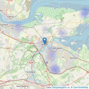 Streets Estate Agents - Strood listings heatmap