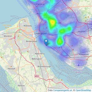 Strike - Liverpool listings heatmap