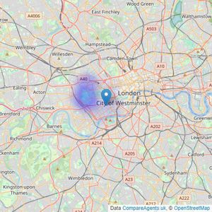 Stroud Fuller Lurot Property Limited - London listings heatmap