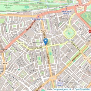 Strutt & Parker - Mayfair listings heatmap