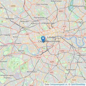 Strutt & Parker - National Country House Department listings heatmap