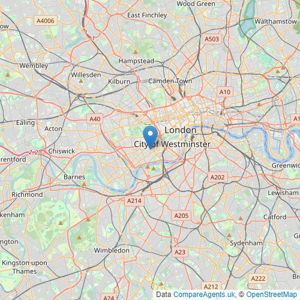 Strutt & Parker - National Estates & Farm Agency listings heatmap