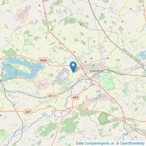 Strutt & Parker - Stamford Rural listings heatmap