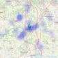 Stuart Edwards - Durham listings heatmap