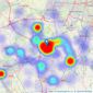 Stuart Rushton & Co - Knutsford listings heatmap