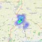 Sudburys - Sudbury listings heatmap