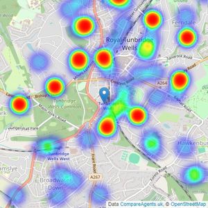 Sumner Pridham - Tunbridge Wells listings heatmap