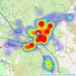 Sutherland Reay - New Mills listings heatmap