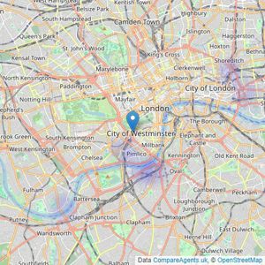 Swift Real Estate Agents - London listings heatmap