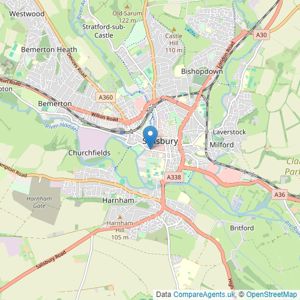 Symonds & Sampson - Salisbury listings heatmap