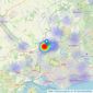 Symonds & Sampson - Wimborne listings heatmap