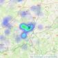 Symonds & Sampson - Yeovil listings heatmap