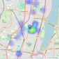 Target Property - Edmonton listings heatmap