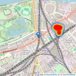 Tate Residential Ltd - London listings heatmap