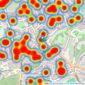 Tatlers - Muswell Hill listings heatmap