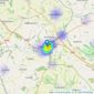 Tayler & Fletcher - Chipping Norton listings heatmap