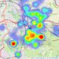 Taylor & Wood Estate Agents - Hyde listings heatmap