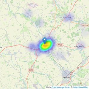 Taylor Milburn - Braintree listings heatmap