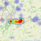 Taylor Milburn - Takeley listings heatmap