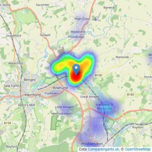 Taylor Phelps - Ware listings heatmap