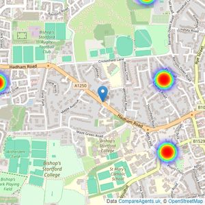 Taylor Wimpey listings heatmap