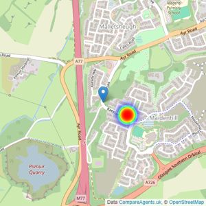 Taylor Wimpey listings heatmap