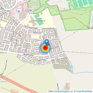 Taylor Wimpey listings heatmap