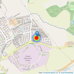 Taylor Wimpey listings heatmap