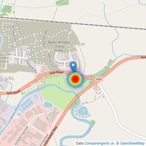 Taylor Wimpey listings heatmap