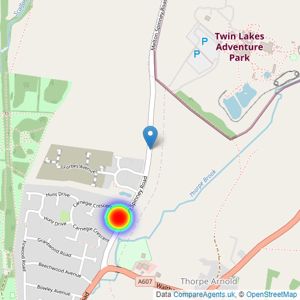 Taylor Wimpey listings heatmap