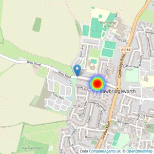 Taylor Wimpey listings heatmap