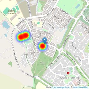 Taylor Wimpey listings heatmap