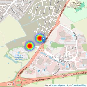 Taylor Wimpey listings heatmap