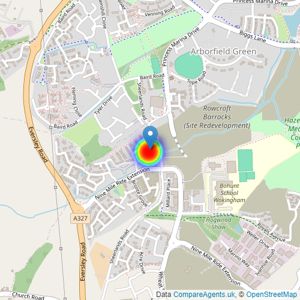 Taylor Wimpey listings heatmap