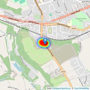 Taylor Wimpey listings heatmap