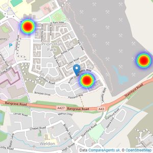 Taylor Wimpey listings heatmap