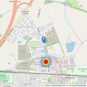 Taylor Wimpey listings heatmap