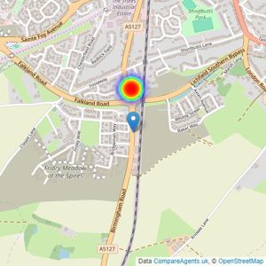 Taylor Wimpey listings heatmap