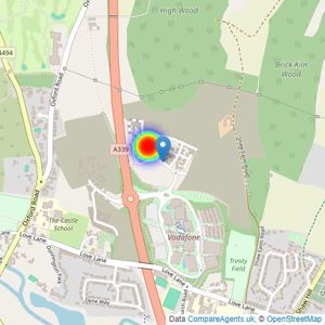 Taylor Wimpey listings heatmap