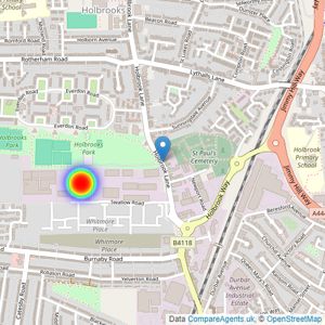 Taylor Wimpey listings heatmap