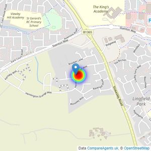 Taylor Wimpey listings heatmap