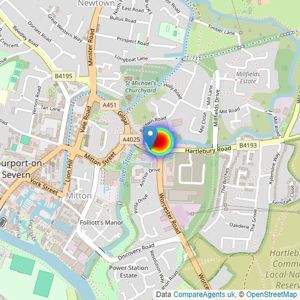 Taylor Wimpey listings heatmap