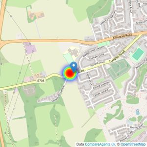 Taylor Wimpey listings heatmap