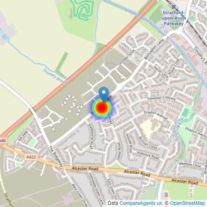 Taylor Wimpey listings heatmap