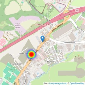 Taylor Wimpey listings heatmap