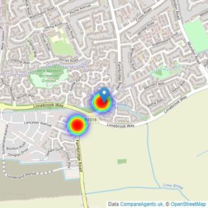 Taylor Wimpey listings heatmap