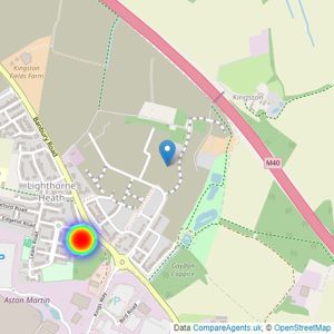 Taylor Wimpey listings heatmap