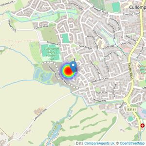 Taylor Wimpey listings heatmap