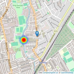 Taylor Wimpey listings heatmap